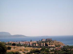 Изучая историю на острове Самос, Греция